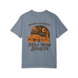 Mile High Spirits Retro Building/Still/Space Shirt