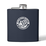 Mile High Spirits 6oz Stainless Flask — Made in Denver Logo Hip Flask