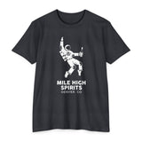Mile High Spirits Astronaut T-Shirt — Denver, CO Graphic Tee