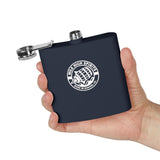 Mile High Spirits 6oz Stainless Flask — Made in Denver Logo Hip Flask